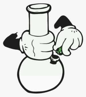 Image Black And White Stock Minnie Goofy Smoking Transprent - Weed And Bong Drawings #4324548