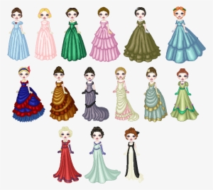 Crow Clipart Victorian - Victorian Lady Cartoon Png #4324668