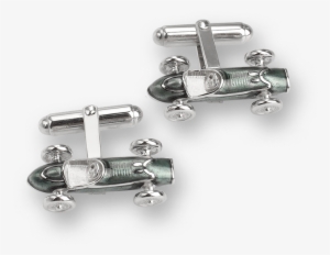 Nicole Barr Designs Sterling Silver Racecar T Bar Cufflinks - Buckle #4324777
