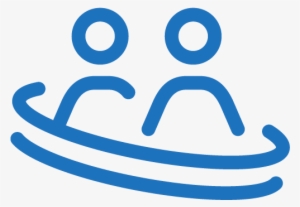 Empathic Relationship Complife Icon Blue - Blue Icon Of Relationship Png #4325100