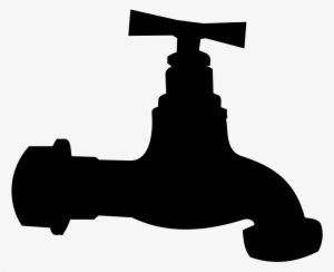 Free - Faucet Silhouette Shower Curtain #4325591