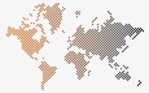 Commercial And Domestic Integrations With Modern Financing - Dotted Map Of The World #4326163