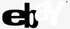 Ebay Logo Black And White - Ebay Logo Transparent #4326386