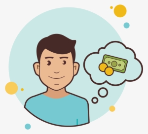 Man In Blue Shirt Cash Money Icon - Wellington Rugby Football Union #4326647