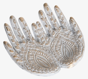 Metal Trinket Tray - Mehndi #4326710