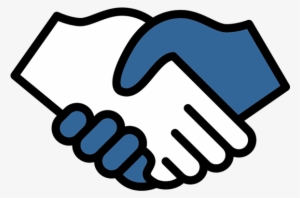 Hire - Shaking Hands Clipart Black And White #4326929