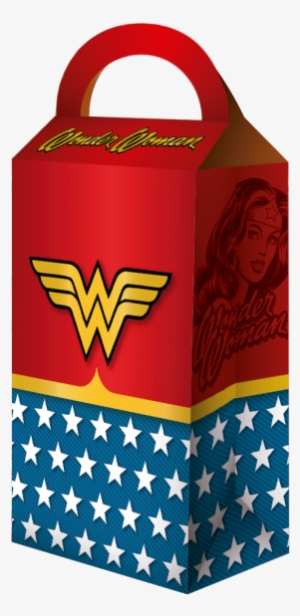 Caixa Surpresa - Mulher Maravilha - 8 Und - - Festcolor Caixa Surpresa Mulher Maravilha #4327297
