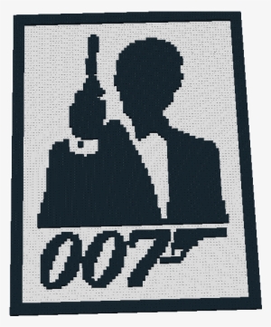 007 Wall Portrait - Cross-stitch #4328349