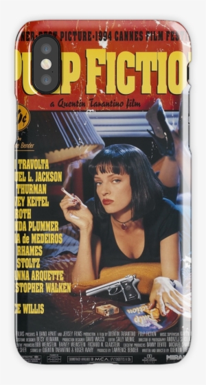 Pulp Fiction Uma Thurman Poster Iphone X Snap Case - Pulp Fiction Poster #4328525