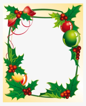 Vinilo Decorativo Marco Navideño - Christmas Frame Vector Png #4328843