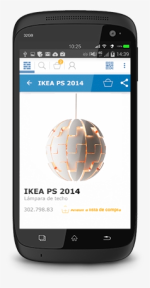 Ikea Inspire - Ikea Ps 2014 Sarkıt Lamba, Beyaz-turuncu, 35 Cm #4329035