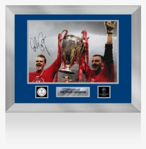 Skip To The End Of The Images Gallery - Dietmar Hamann Official Uefa Champions League Signed #4329248