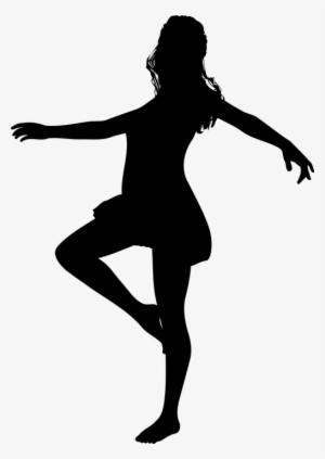 Woman Dancing Clipart #4329419