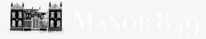 Manor 849 Logo White - Logo #4330160