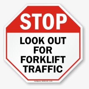 Forklift Traffic Sign - Alarm System Signs #4331111