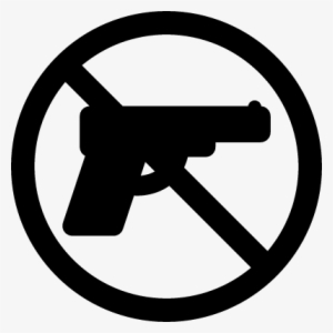 No Arms Sign Vector - No Guns Icon Png #4331533