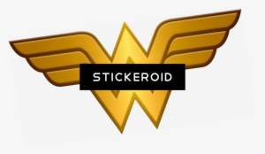 Wonder Woman Logo Metallic - Graphic Design #4331621