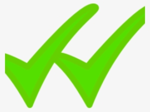 Green Tick Clipart Double #4332067