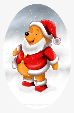 Winnie The Pooh Images Winnie The Pooh As Santa Hd - Winnie The Pooh Santa #4333786