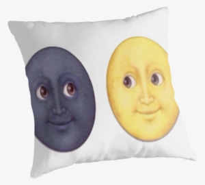 "moon Emoji" Throw Pillows By Jonnarogers #4334015