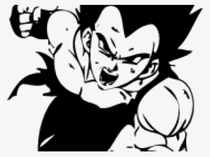 Dragon Ball Z Clipart Silhouette - Vegeta #4334252
