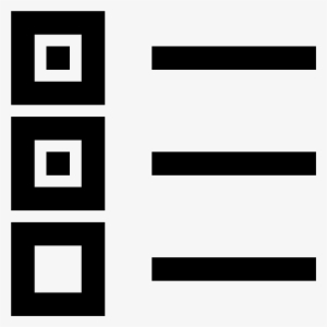 This Particular Icon Has Three Square Boxes That Are - リスト アイコン Png #4334293
