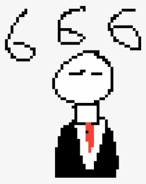 Slender Man V1 - Cartoon #4334926