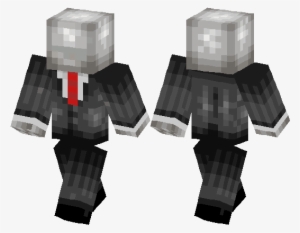 Slenderman - Skin Minecraft Steve Pro #4335001