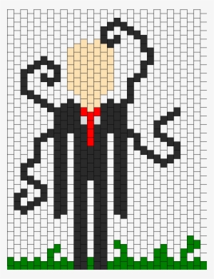 Slender Man Kandi Pattern - Creative Arts #4335004
