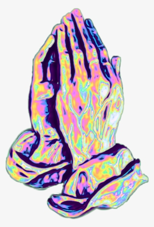 Hands Prayer Hand Praying Hologram Holographic Holo - Salat Islam #4337332