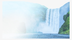 Waterfall Bg Img - Skógafoss #4337528