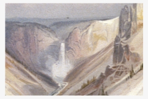 Cosmic Moment - Waterfall - Grand Canon Of The Yellowstone, Yellowstone National #4337681