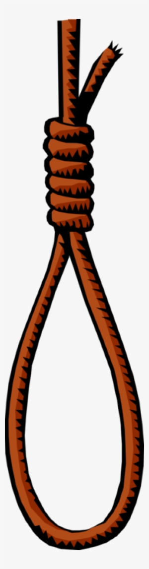 Vector Illustration Of Hangman's Noose Rope Used For #4337812