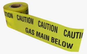 Caution Gas Mains Below Tape 365m X 150mm #4339448
