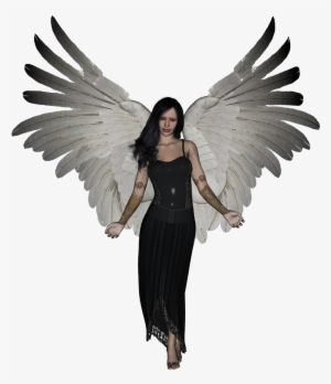 , Png V - Png Angel Transparent Black #4339842
