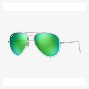 Ray-ban Aviator Light Ray Ii Transparent Mat Vert Miroité - Microsoft Powerpoint #4340752