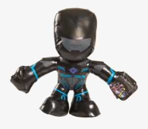 Power Rangers Movie Stylized Small Plush - New! 7" Just Play - Power Rangers Black Ranger Small #4341722