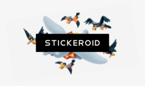 Dumbo Flying With Birds - Dumbo Flying #4342057