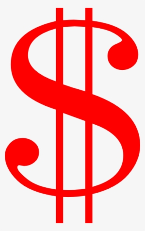 Red Dollar Sign Png #4342701
