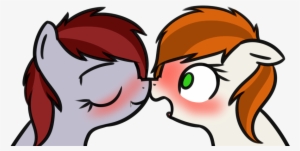 Neuro, Bat Pony, Blushing, Boop, Cute, Cute Little - Cartoon #4344534