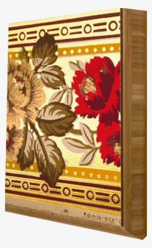 3-band Gilt Floral Border - Garden Roses #4345328