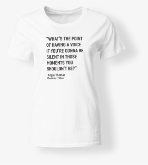 Image Of The Hate U Give "what's The Point" Tshirt #4345709