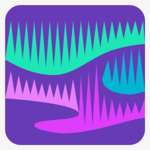 Northern Lights Icon - Aurora Symbol #4345972