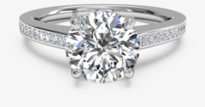 Diamond Band Engagement Ring #4347666