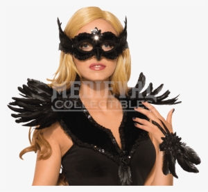 Forum Novelties Black Raven Mask 78912 #4348142