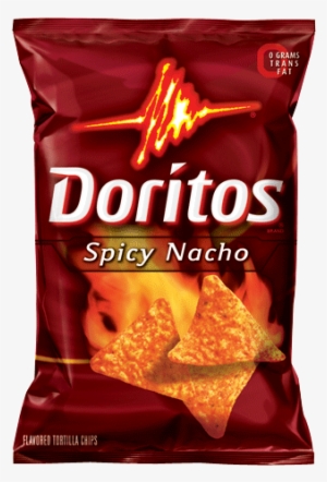Doritos Spicy Nachos Flavored Tortilla Chips - Cool Ranch Doritos Png #4348559