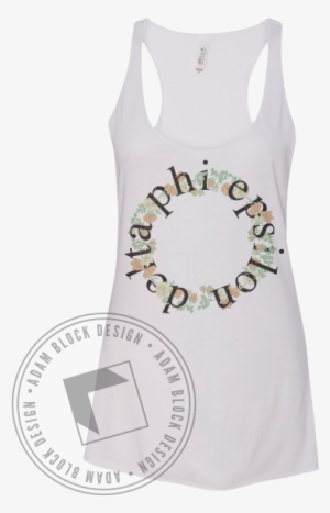 Delta Phi Epsilon Floral Wreath Tank - Rush Sigma Nu Shirt #4349279