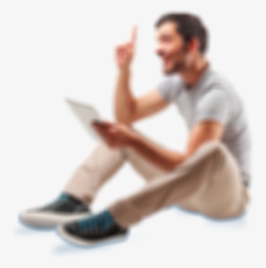 Guy - Persona Leyendo Png #4349380