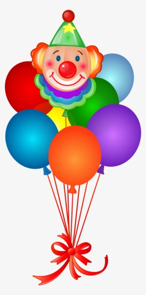 Clown With Balloons Png - Gambar Balon Ulang Tahun #4349381