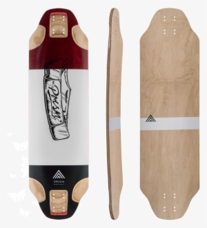 Prism Origin V2 Longboard Skateboard Deck W/ Grip - Prism Origin Longboard #4350414